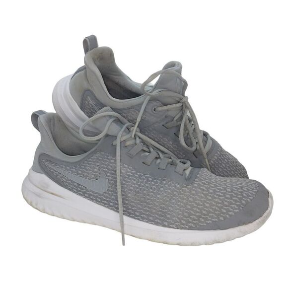 Nike Rival Mens Pre-owned Gray & White Athletic Sneakers - sz. 12
